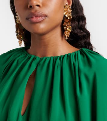 Boucles d’oreilles clip Bouquet à ornements | Oscar de la Renta