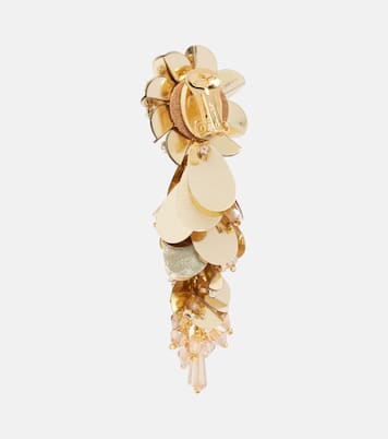 Boucles d’oreilles clip Bouquet à ornements | Oscar de la Renta