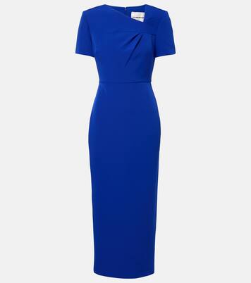 Robe midi drapée | Roland Mouret