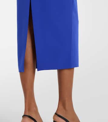 Robe midi drapée | Roland Mouret