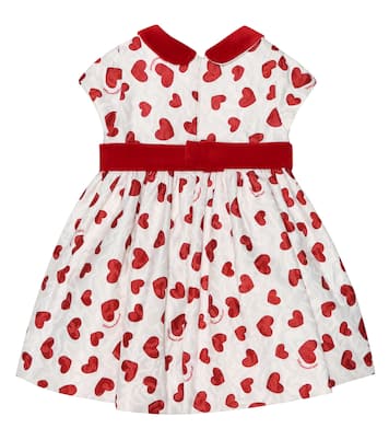 Bébé – Robe en jacquard de coton mélangé | Monnalisa