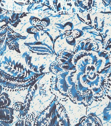 Jupe midi Aila à fleurs | Velvet