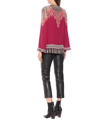 Top a stampa paisley in seta | Etro