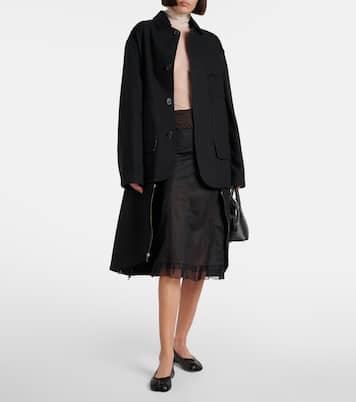 Tabi皮革芭蕾舞平底鞋 | Maison Margiela