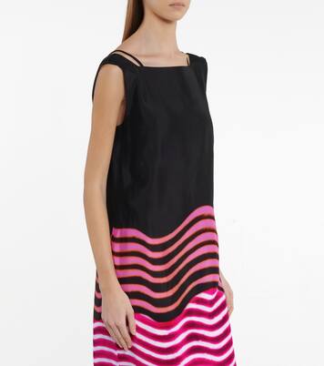 Printed boatneck midi dress | Dries Van Noten