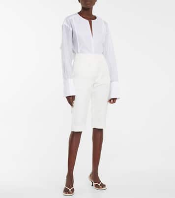 Mid-rise Bermuda shorts | Toteme