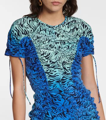 Bedrucktes Minikleid aus Seide | Stella McCartney