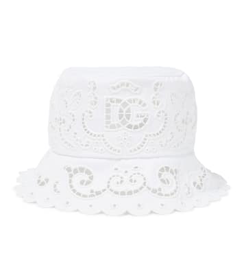 Sombrero de pescador con bordado inglés | Dolce&Gabbana