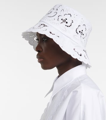 Sombrero de pescador con bordado inglés | Dolce&Gabbana