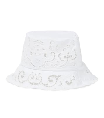 Sombrero de pescador con bordado inglés | Dolce&Gabbana