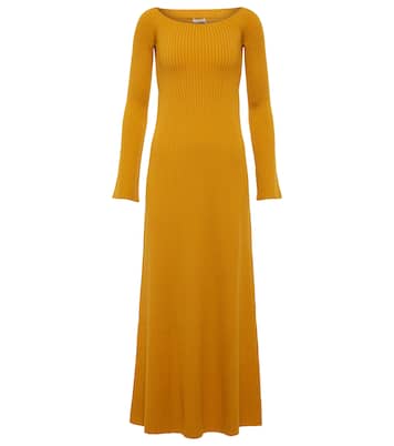 Robe longue en laine et cachemire | Chloé