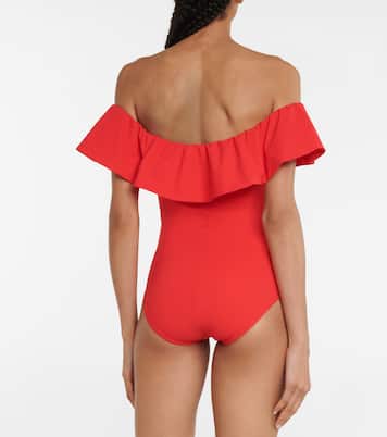 Off-shoulder swimsuit | Karla Colletto