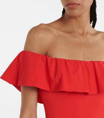 Off-shoulder swimsuit | Karla Colletto