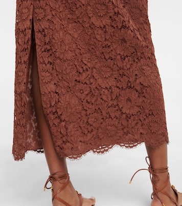 VGOLD floral lace gown | Valentino