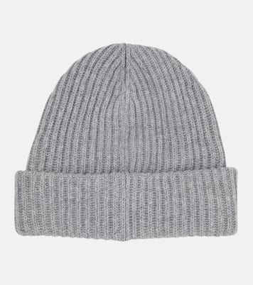 Ribbed-knit wool-blend beanie | Ganni