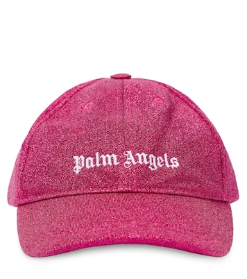 Casquette métallisée brodée à logo | Palm Angels Kids
