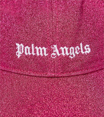 Casquette métallisée brodée à logo | Palm Angels Kids