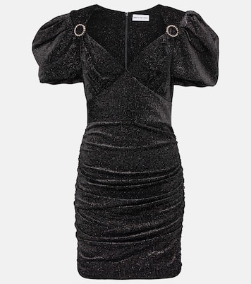 Moon River puff-sleeve mini dress | Rebecca Vallance