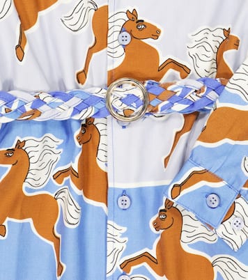 Robe chemise imprimée en coton | Mini Rodini