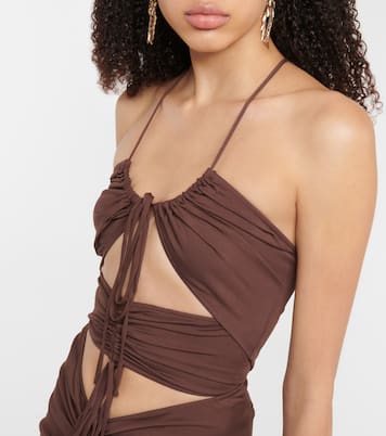 Cutout halterneck maxi dress | Christopher Esber