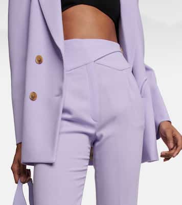 Basque straight virgin wool pants | Blazé Milano