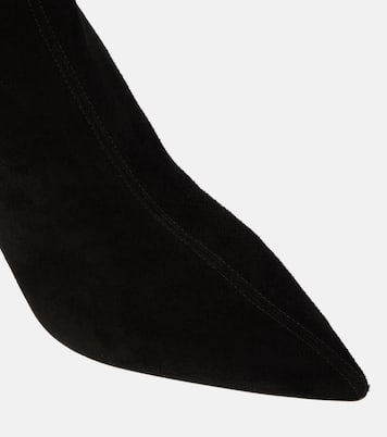 Saint Honoré 85 suede boots | Aquazzura