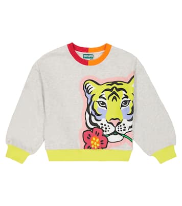 Sweat-shirt imprimé en coton | Kenzo Kids