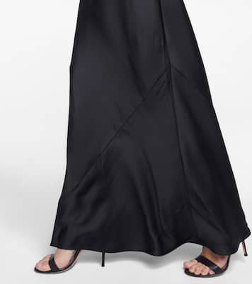 Maria crêpe satin maxi dress | Norma Kamali