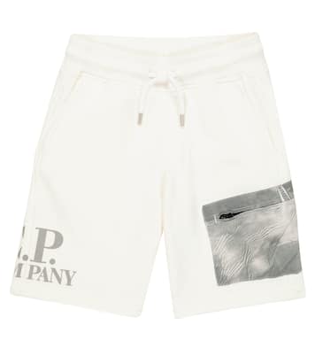 Shorts in cotone con stampa | C.P. Company Kids