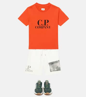 Shorts in cotone con stampa | C.P. Company Kids