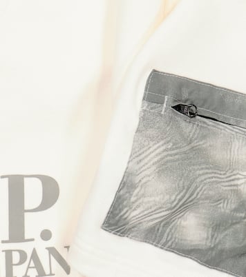 Shorts in cotone con stampa | C.P. Company Kids