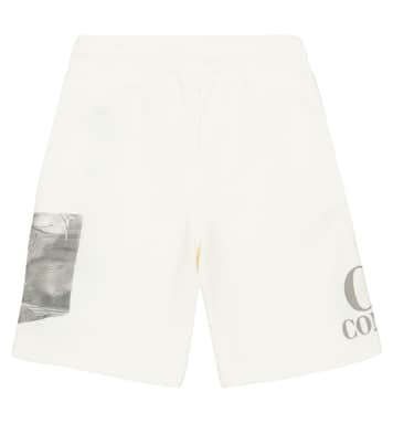 Shorts in cotone con stampa | C.P. Company Kids