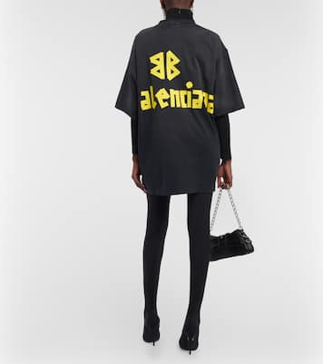 T-shirt in cotone con logo | Balenciaga