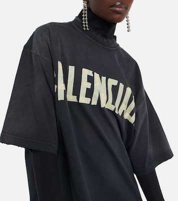 T-shirt in cotone con logo | Balenciaga