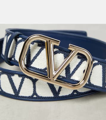 VLogo Signature 40 canvas belt | Valentino Garavani