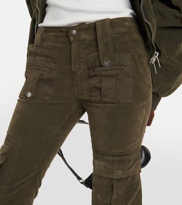 Pantaloni cargo in velluto flared | Blumarine
