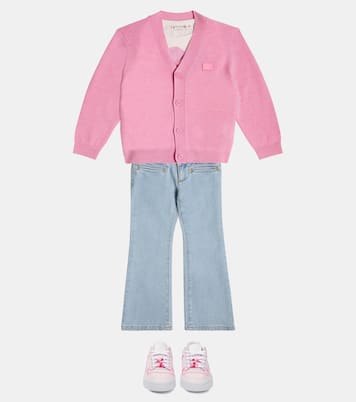 Cardigan Face aus Wolle | Acne Studios Kids