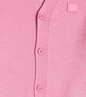 Cardigan Face aus Wolle | Acne Studios Kids
