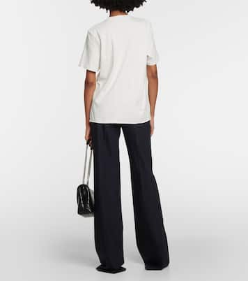 Camiseta de algodón oversized | Saint Laurent