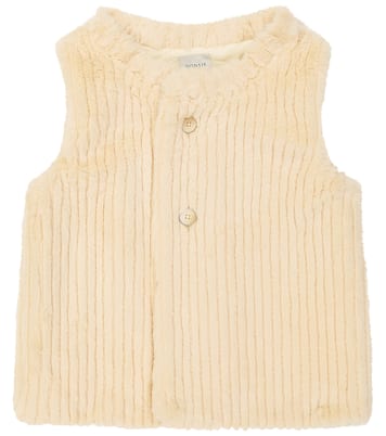 Tinge faux-fur vest | Donsje