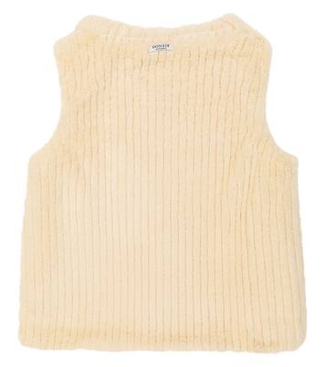 Tinge faux-fur vest | Donsje