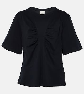 Camiseta Zeren de algodón drapeada | Isabel Marant