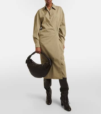 Fortune Croissant leather shoulder bag | Lemaire