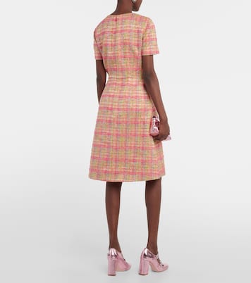 Vestido midi a cuadros | Carolina Herrera