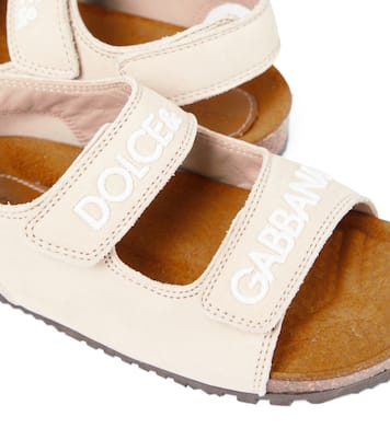 Sandales en cuir à logo | Dolce&Gabbana Kids