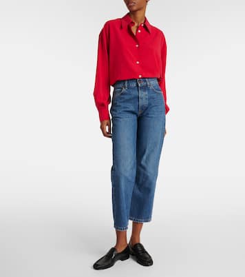 Jeans regular cropped Lesley a vita media | The Row