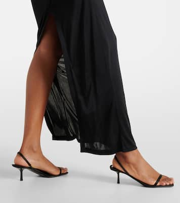 Sandali Jaspe 55 in crêpe di raso | Saint Laurent