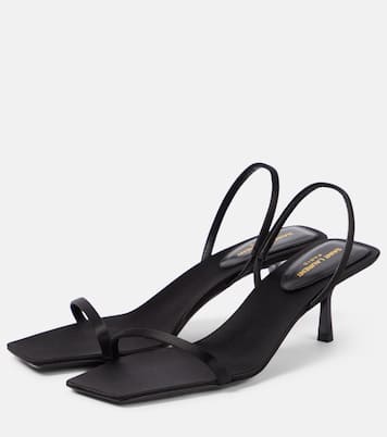 Sandali Jaspe 55 in crêpe di raso | Saint Laurent