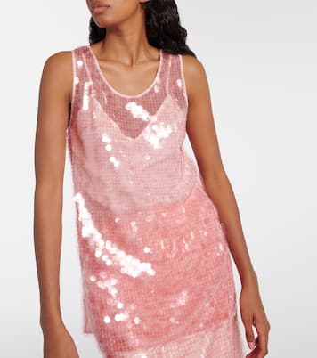 Sequined tank top | Xu Zhi