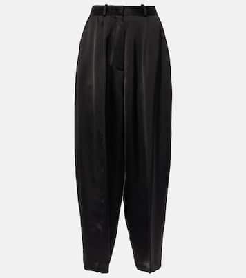 Pantalon ample en crêpe de satin | CO